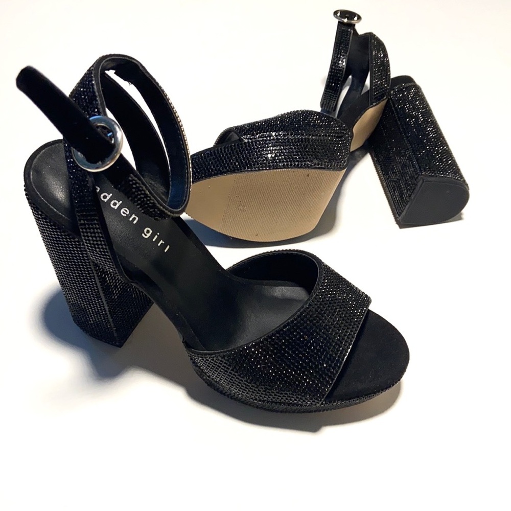 Madden girl summit rhinestone platform sandal